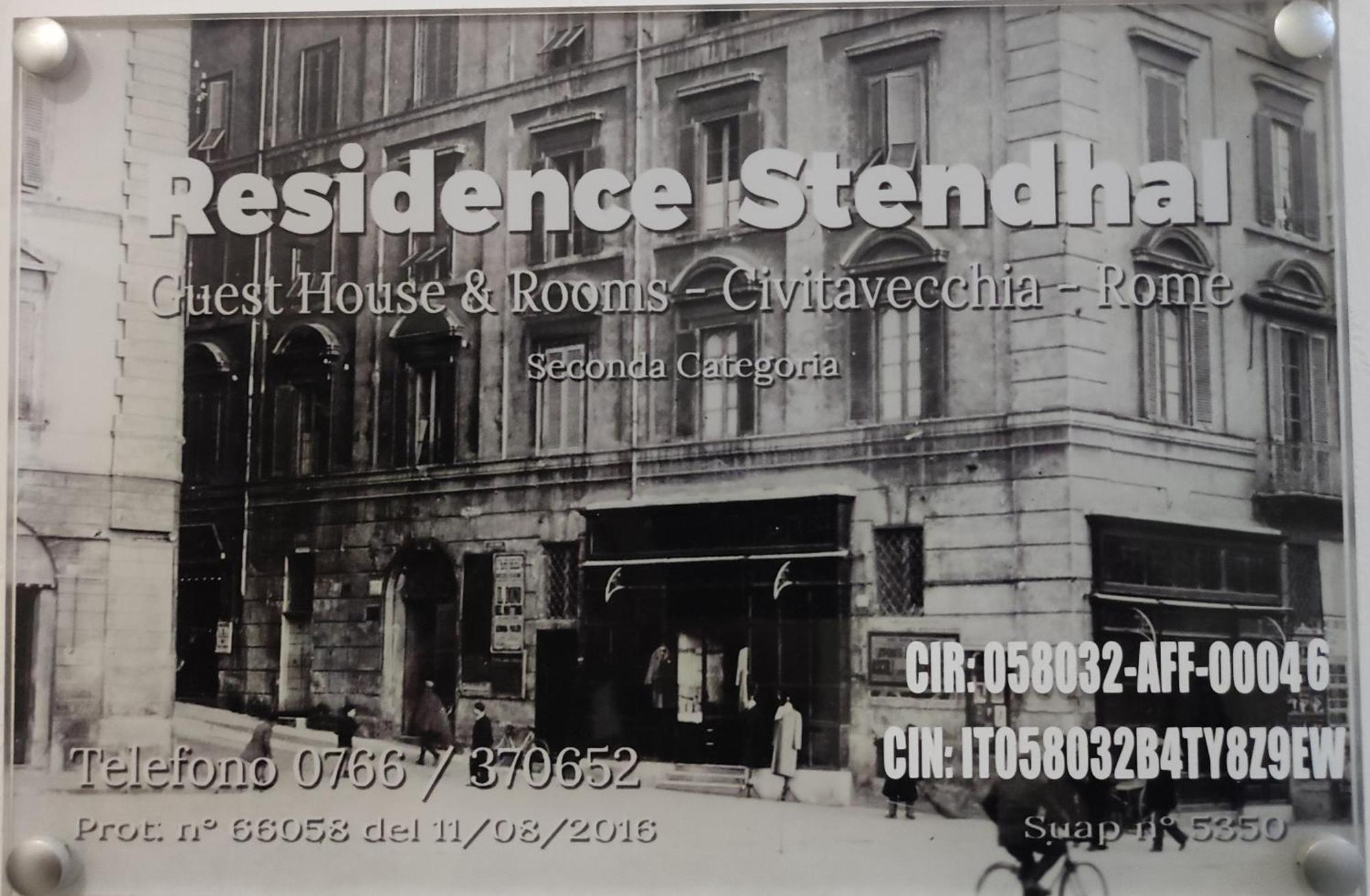 Residence Stendhal Guest House Чивитавеккья Экстерьер фото