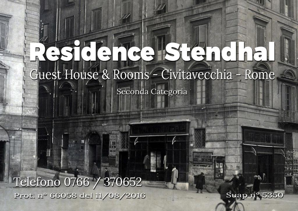 Residence Stendhal Guest House Чивитавеккья Экстерьер фото